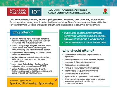 African Raw Materials Summit 2025